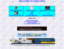 Tablet Screenshot of keno.org
